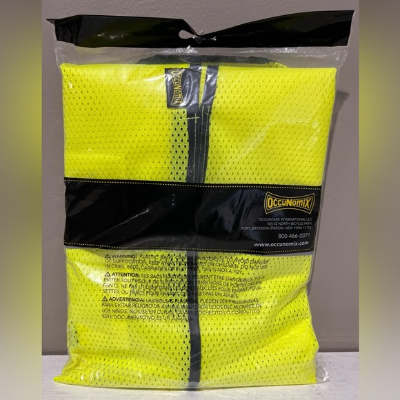 OccuNomix Hi-Viz Workwear Reflective Vest Size 2/3x ECO-GC - Picture 2 of 2
